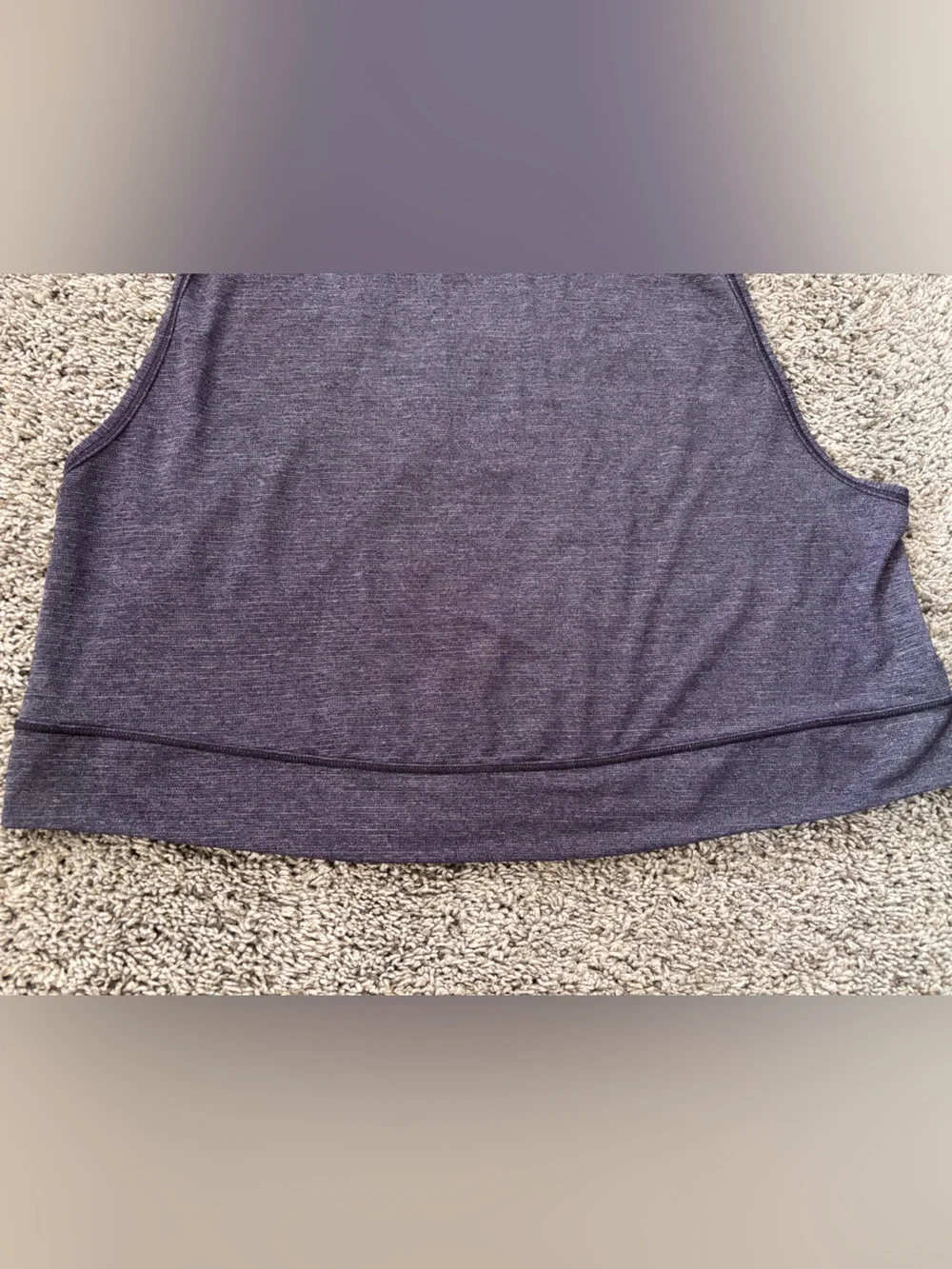 Lululemon Pace Perfect Loose Semi Cropped Athletic Tank Top Size 6 No size tag